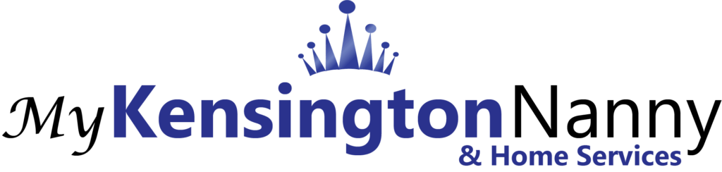 A blue crown with the word " kingtown ".
