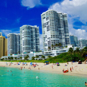 Family hiring a full-time travel nanny in sunny isles beach florida