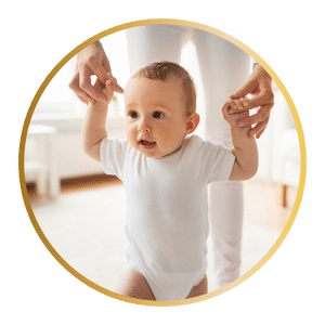 Nanny Care Styles baby learning to walk
