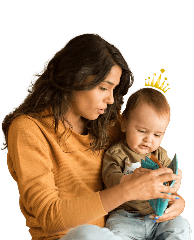 boca raton nanny agency - nanny reads to baby