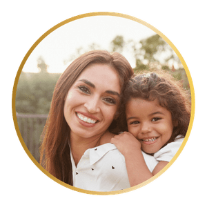 thank you page nanny review photo of nanny with child, proving yourself as a professional nanny
