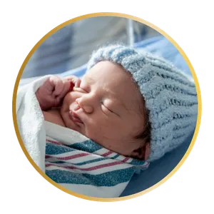 newborn baby is still at the hospital and the family's miami newborn care specialist starts soon
